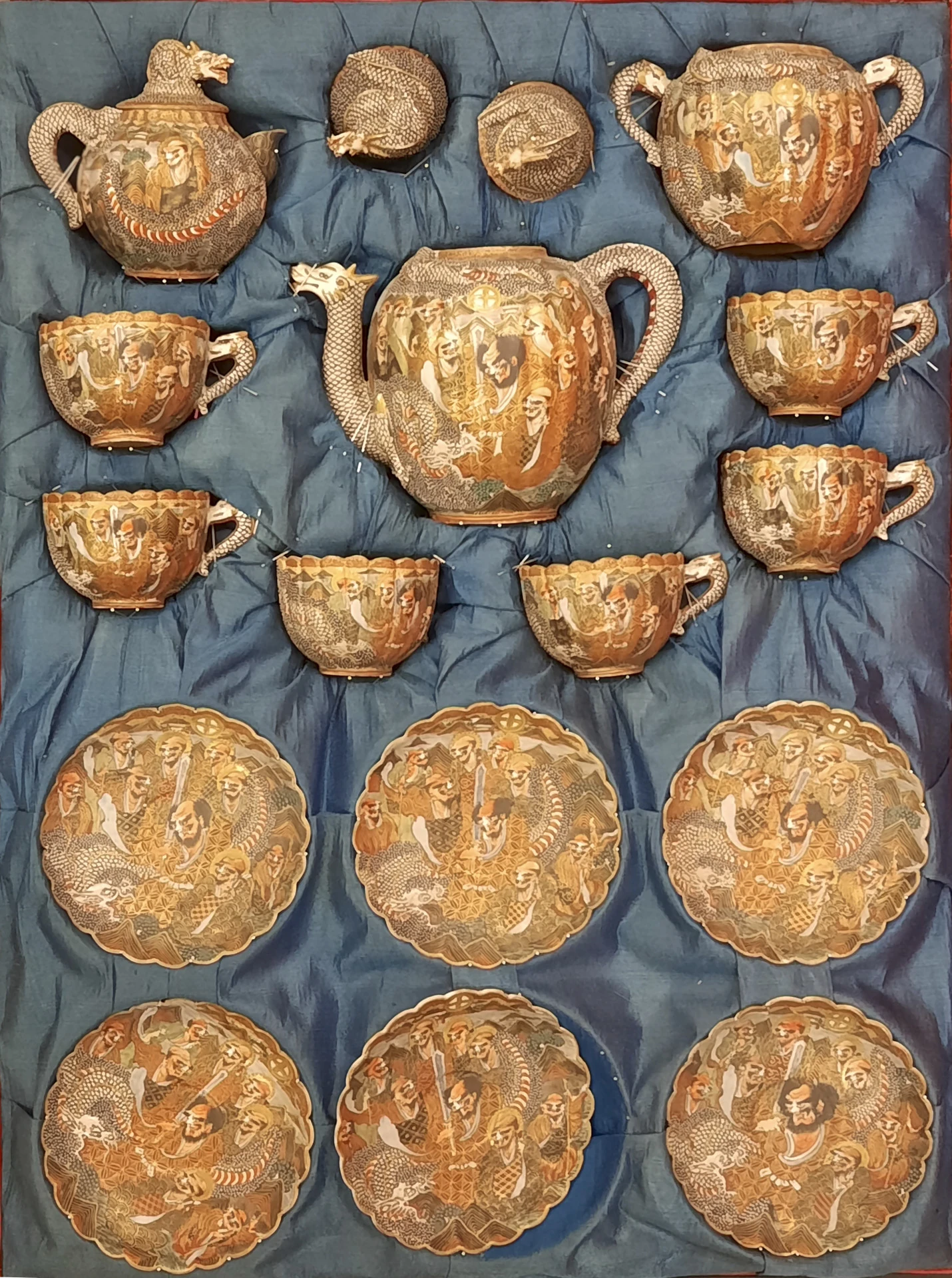 Satsuma-Keramik-Teeservice
