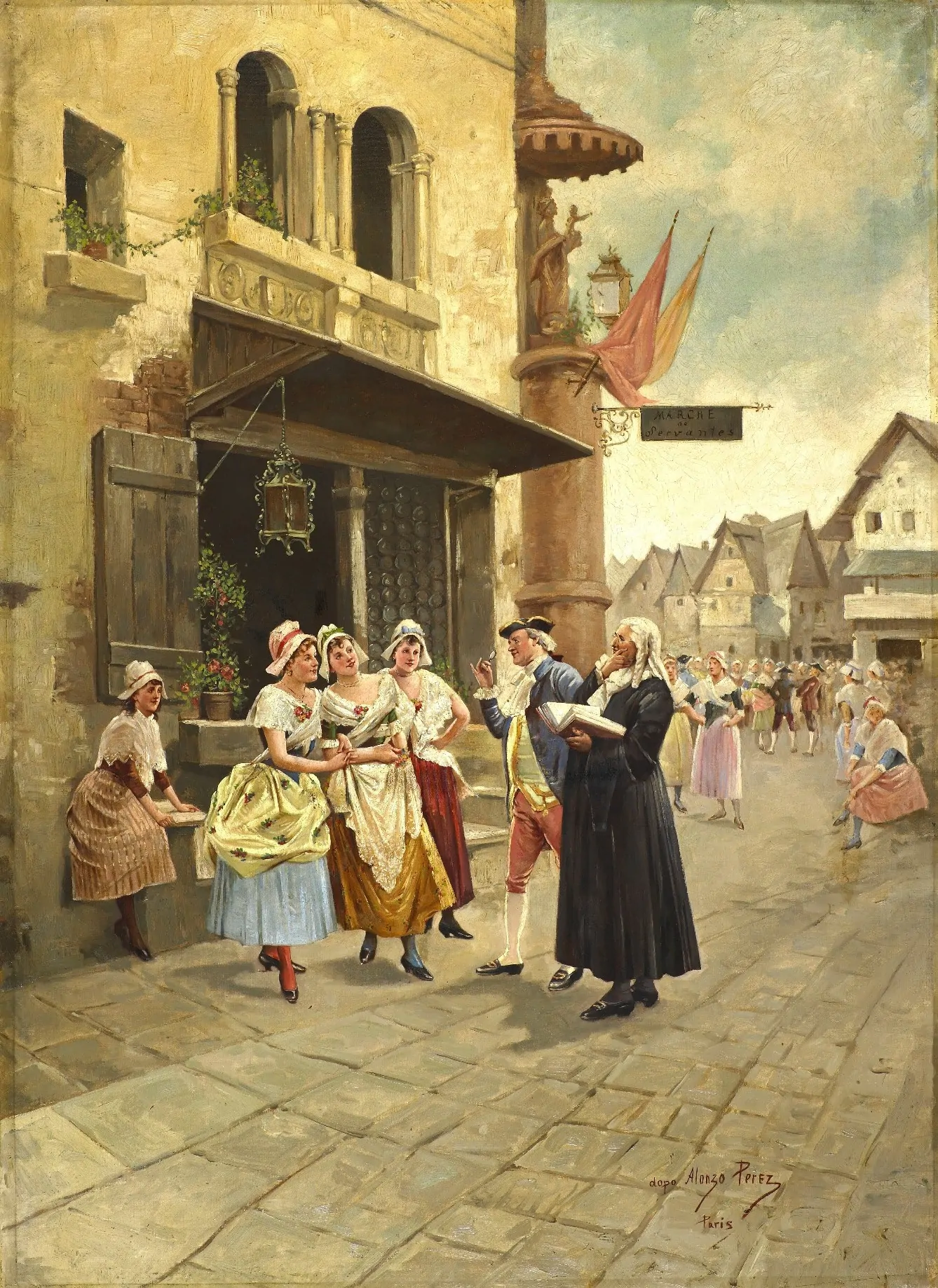 Dienstmädchenmarkt in Paris